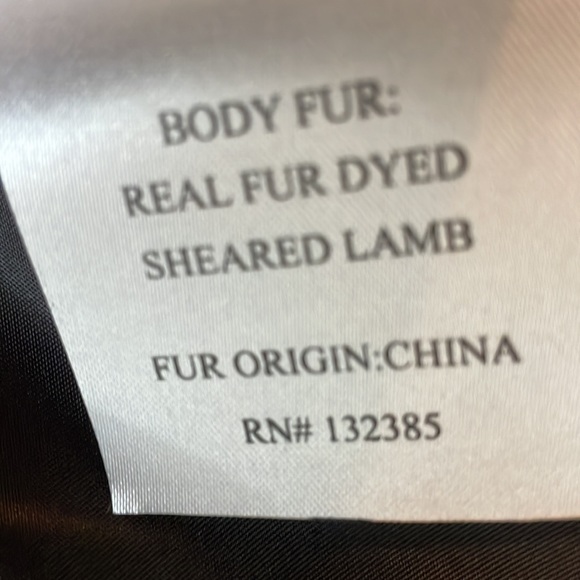 Sheared Persian lamb jacket,Small size ,fits 36 bust, length 21. 3/4 sleeves - Picture 9 of 9